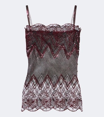 Rabanne Verziertes Top mit Spitze - Rabanne - Modalova