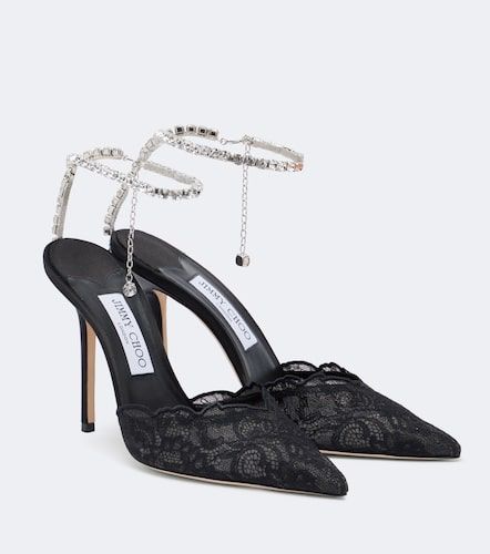 Salones Saeda de encaje adornados - Jimmy Choo - Modalova
