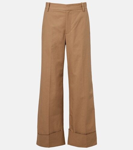 Pantaloni a gamba larga in cotone - Frame - Modalova
