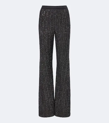 Knitted sequined flared pants - Missoni - Modalova