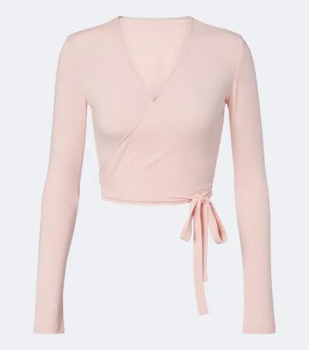 Norba Ribbed-knit wrap top - Norba - Modalova