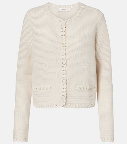 Crochet-trimmed wool-blend jacket - Frame - Modalova