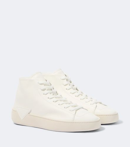 Prada High-top leather sneakers - Prada - Modalova