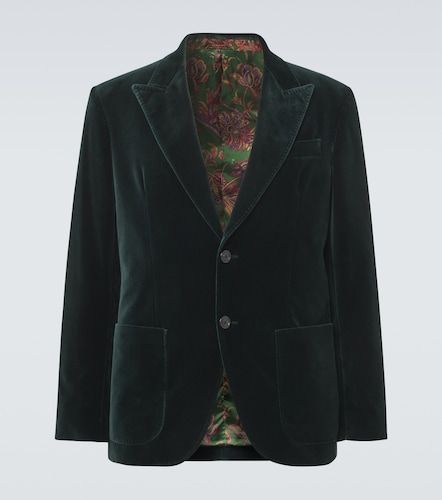 Blazer de terciopelo de algodón - Etro - Modalova
