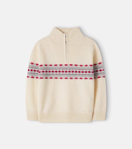 Jersey intarsia Manfred de lana - Bonpoint - Modalova