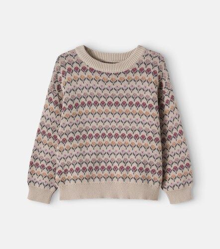 Jersey Harlow de algodón floral - Wheat - Modalova