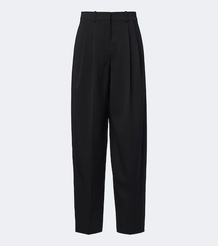 Wool grain de poudre barrel-leg pants - Givenchy - Modalova