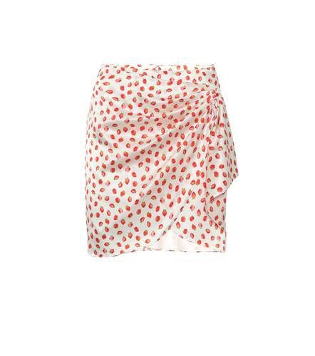 Koren printed stretch-silk wrap skirt - Caroline Constas - Modalova