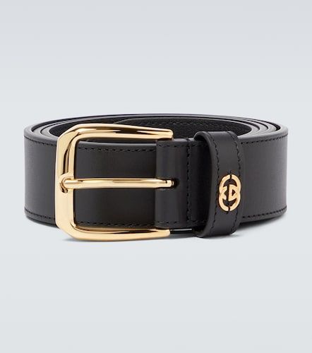 Cinturón de piel con Interlocking G - Gucci - Modalova
