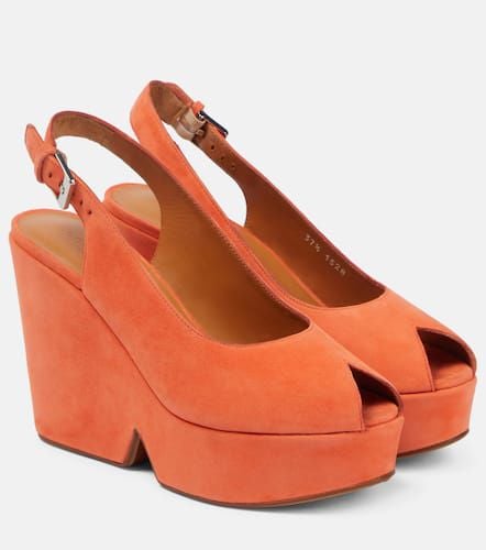 Dylan suede platform sandals - Clergerie - Modalova