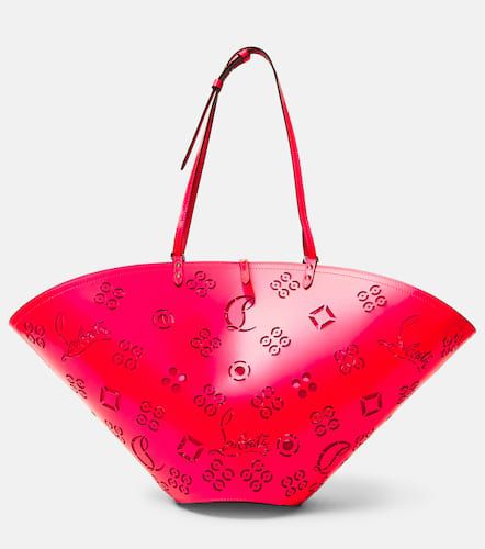 Loubifever Medium patent leather tote bag - Christian Louboutin - Modalova