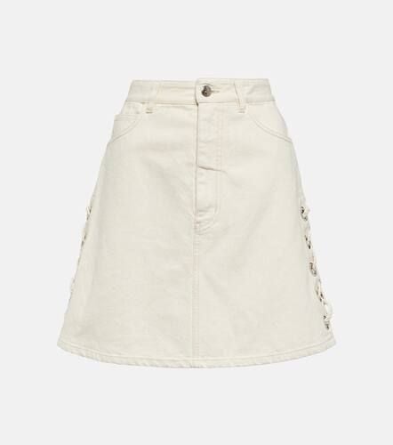 ChloÃ© High-rise cotton and linen skirt - Chloe - Modalova