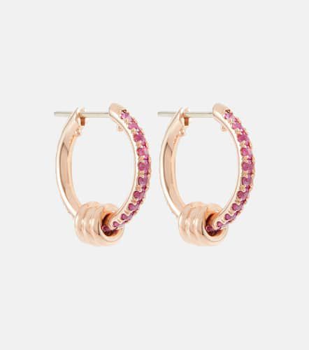 Ara 18kt rose earrings with sapphires - Spinelli Kilcollin - Modalova