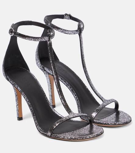 Einari metallic leather sandals - Isabel Marant - Modalova