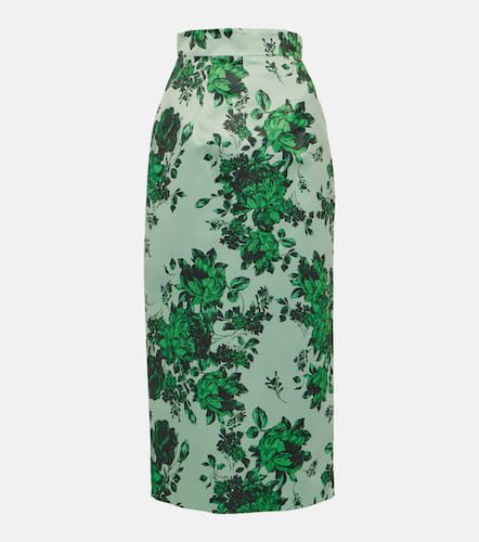 Lorinda floral taffeta pencil skirt - Emilia Wickstead - Modalova