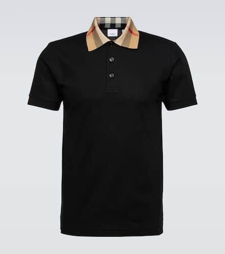 Check cotton piquÃ© polo shirt - Burberry - Modalova