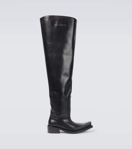 Overknee-Stiefel Santiago aus Leder - Balenciaga - Modalova