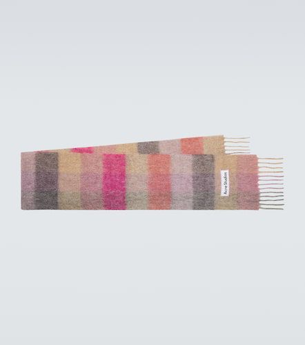 Checked wool-blend scarf - Acne Studios - Modalova