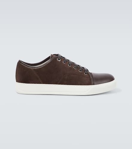 DBB1 leather-trimmed suede sneakers - Lanvin - Modalova