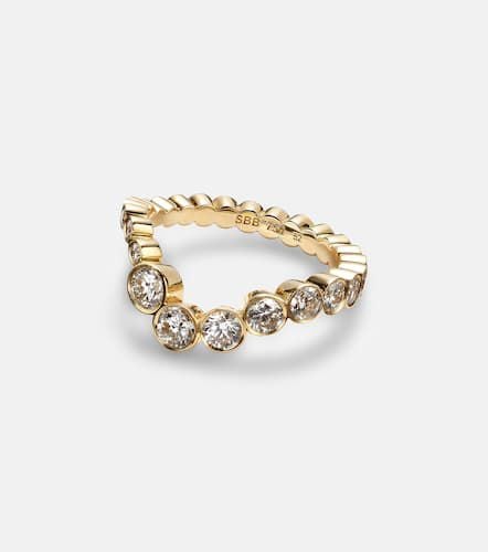 Ensemble Ocean 18kt ring with diamonds - Sophie Bille Brahe - Modalova