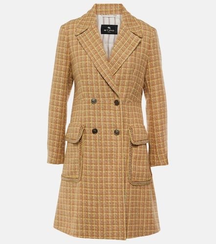 Prince of Wales wool-blend coat - Etro - Modalova