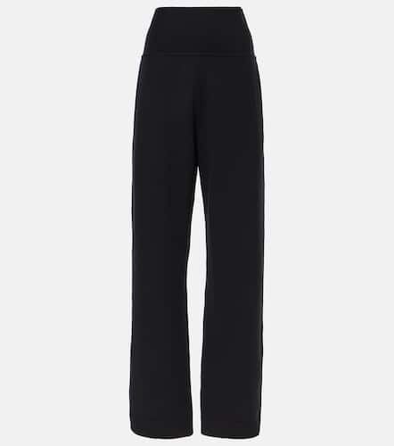 AlaÃ¯a High-rise wool-blend straight pants - Alaia - Modalova