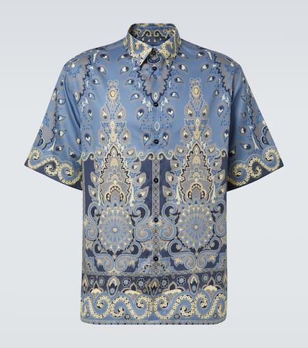 Printed cotton muslin bowling shirt - Etro - Modalova