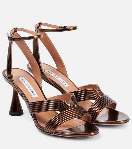 Aquazzura Daryl 75 leather sandals - Aquazzura - Modalova