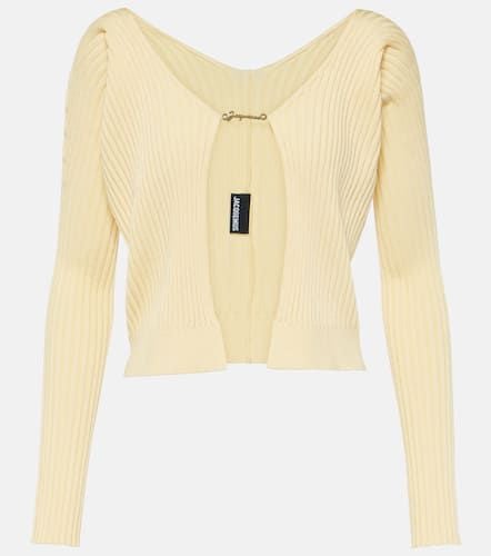 La Maille PralÃ¹ Longue ribbed-knit cardigan - Jacquemus - Modalova