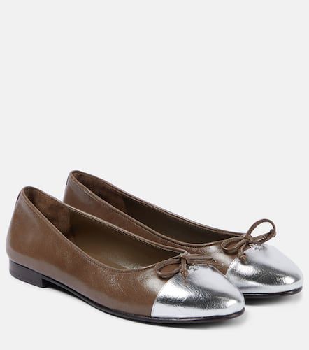 Cap-Toe leather ballet flats - Tory Burch - Modalova