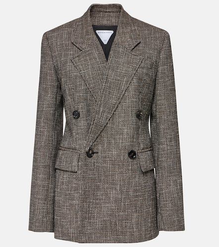 Wool and cotton-blend moulinÃ© blazer - Bottega Veneta - Modalova