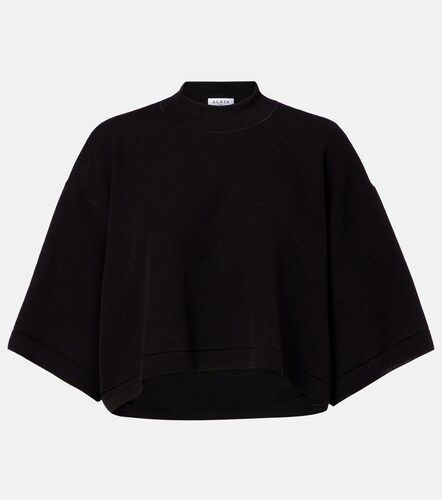 Alaïa Camiseta cropped en mezcla de algodón - Alaia - Modalova