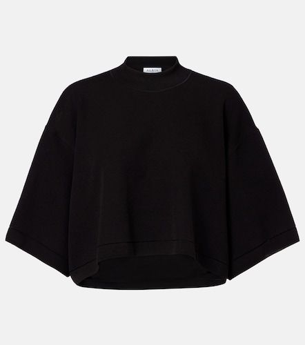 Alaïa T-shirt cropped in misto cotone - Alaia - Modalova
