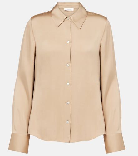 Vince Camicia in raso di misto seta - Vince - Modalova