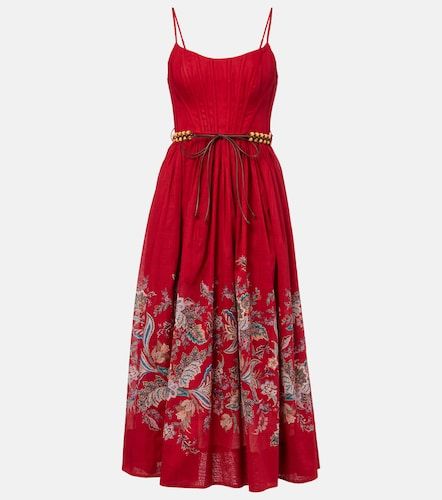 Abito midi Rhiannon in cotone paisley - Zimmermann - Modalova