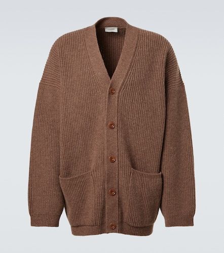 Oversized ribbed-knit wool cardigan - Lemaire - Modalova