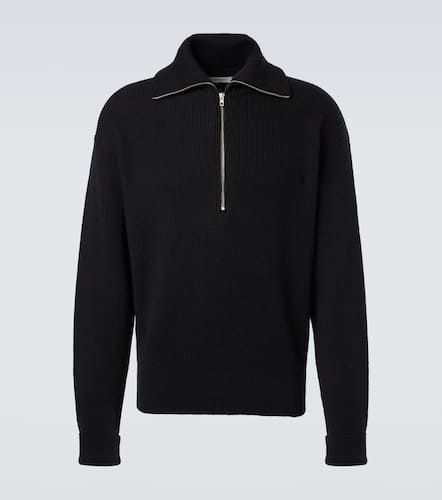 Ribbed-knit wool half-zip sweater - Lemaire - Modalova