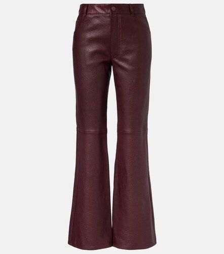 Chloé Pantalones flared de piel - Chloe - Modalova