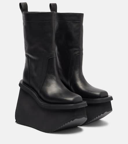Botines con plataforma Factory de piel - Rick Owens - Modalova
