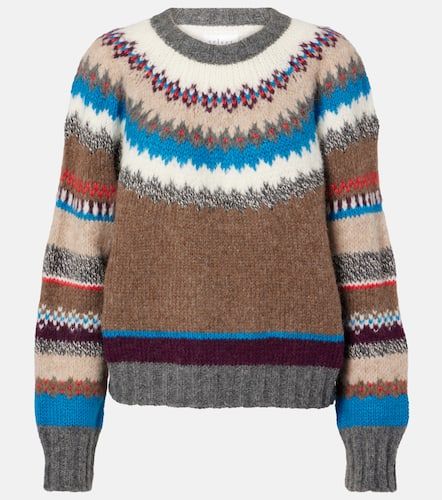 Kella Fair Isle alpaca-blend sweater - Velvet - Modalova