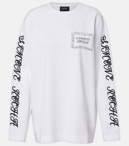 Printed cotton jersey top - Simone Rocha - Modalova