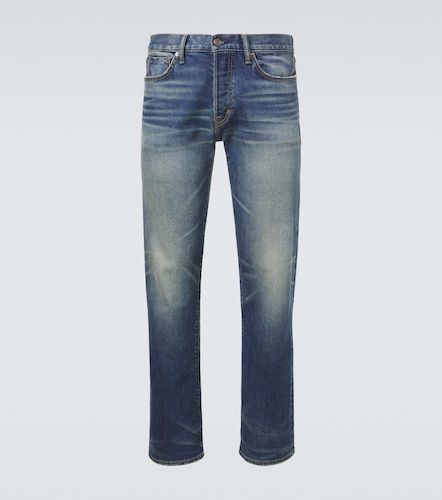 Jeans rectos con efecto desgastado - Tom Ford - Modalova