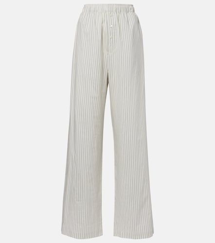 Róhe Pantaloni in seta e cotone a righe - Rohe - Modalova