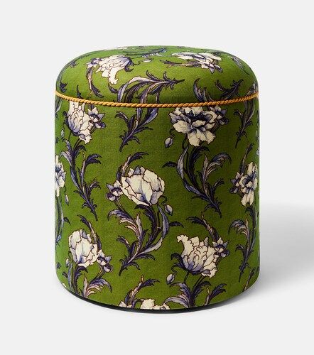 La DoubleJ Baba' floral canvas pouf - La DoubleJ - Modalova