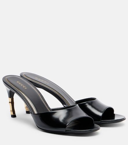Gucci Mules Bamboo de piel - Gucci - Modalova