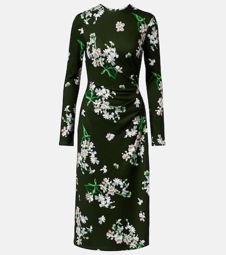 Abito midi con stampa floreale - Erdem - Modalova
