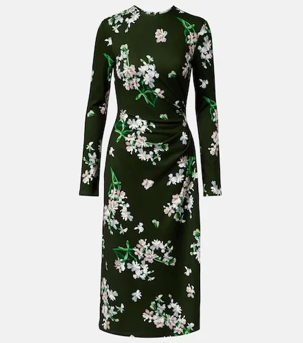 Erdem Vestido midi floral drapeado - Erdem - Modalova