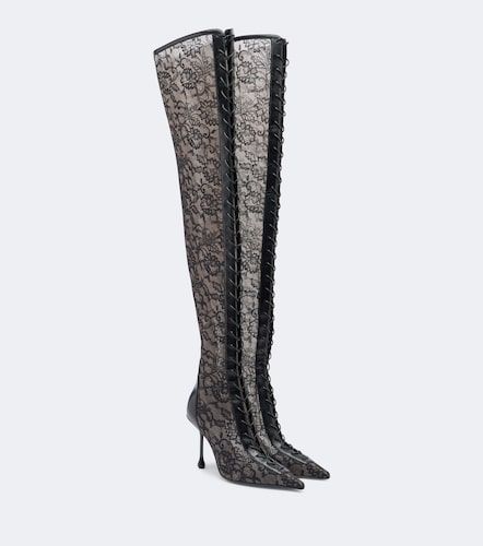 Overknee-Stiefel Scarlett aus Spitze - Jimmy Choo - Modalova