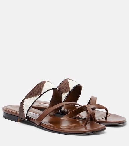 Susastra leather sandals - Manolo Blahnik - Modalova
