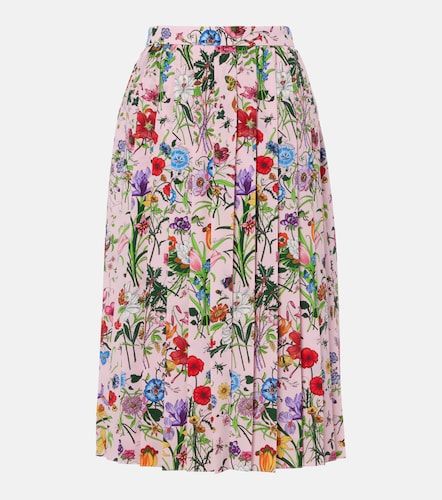 Midirock Flora aus Seide - Gucci - Modalova